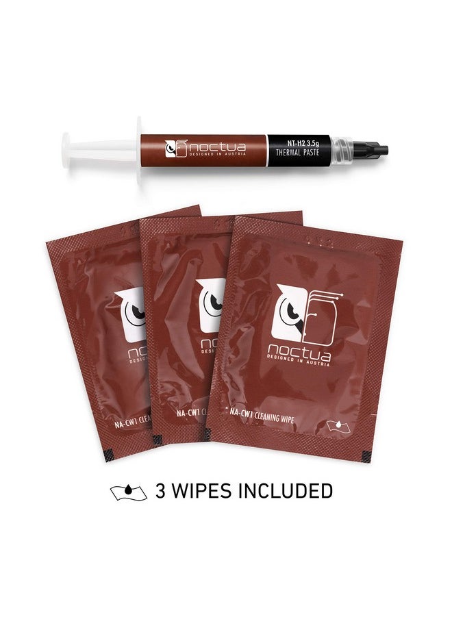 NOCTUA - Nt-H2 3.5G Pro-Grade Thermal Compound Paste Incl. 3 Cleaning Wipes (3.5G) - Image 1