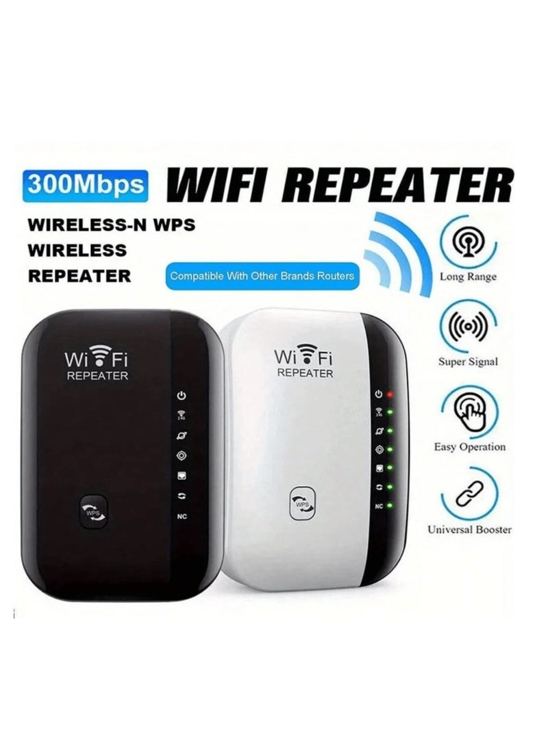 WiFi Range Extender, Wireless Repeater with Stable Signal Enhancement and 360° Full Coverage, Support 2 Modes, High-Speed Transmission, Encrypted & Secure Connection, Easy Installation & Plug and Play - Image 3