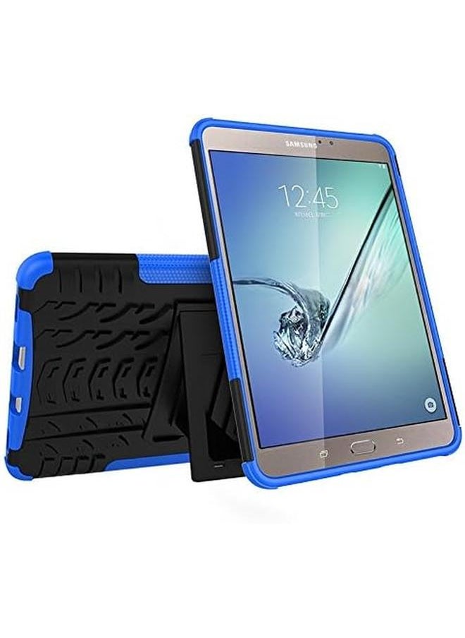 erorex - Tablet Cover Galaxy Tab S2 8.0 T710 Armor Design With Stand Feature Detachable Dual Layer Protective Shell Tablet Hard Back Case Cover For Samsung Galaxy Tab S2 8.0 Inch Sm T710 T715 Blue - Image 1
