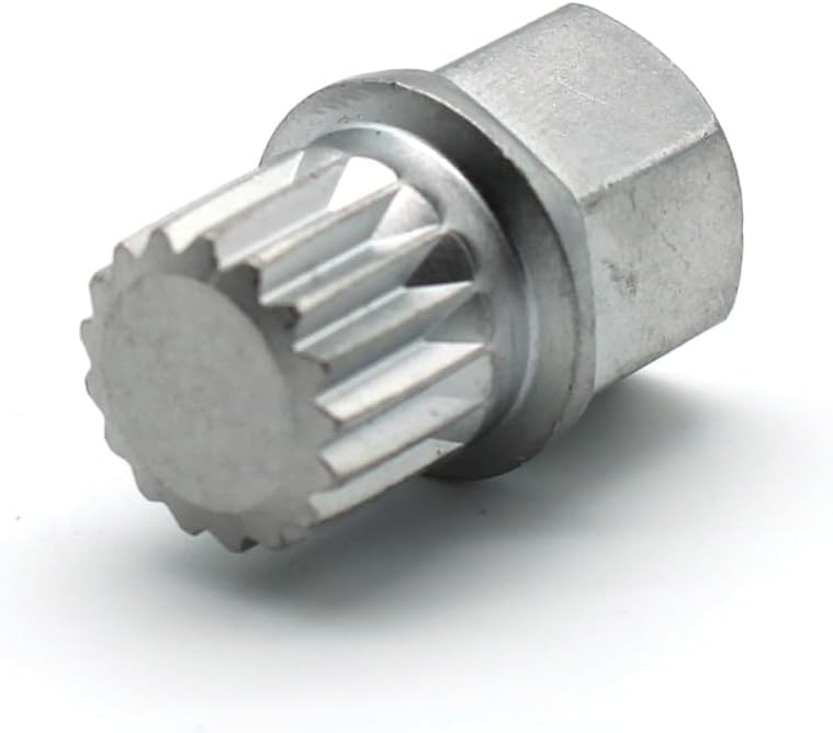 TEMO Abc6/17Pt Wheel Lock Lugnut Anti-Theft Lug Nut Screw Removal Key Socket S3057 for Vw Audi - Image 1