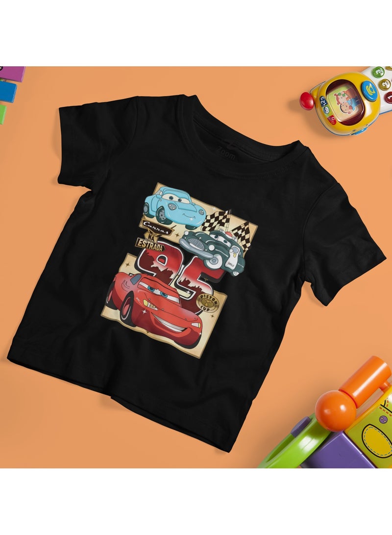 ZOOM MCQUEEN CARS DESIGN FOR KIDS - T-SHIRT
