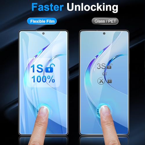 LYWHL 3 Pack for Samsung Galaxy S26 Ultra Screen Protector [Like Original Fingerprint Unlock], Real Invisible Self-Healing Protective Film [Not Glass], HD Clear, Case Friendly, Scratch-Resistant - Image 2