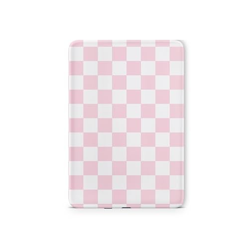 Tacky Design Chessboard Skin for Kindle Skin Decal, Minimalist Checkered Vinyl Wrap, Premium 3M Decal Sticker for Full Surface Coverage (Light Pink & Baby Pink, Kindle (10th Gen, 2019)) - Image 5