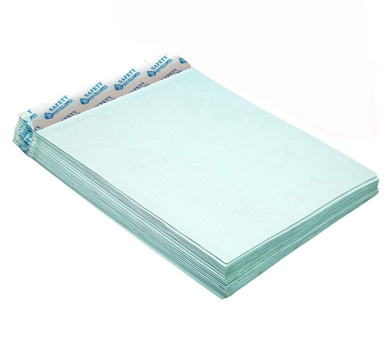 Shuban Business Catalog Envelope Courier Document Pouch Secure Cloth Lined,Courier Cover Green- 11 X 5 Inches - Green (50 pcs) - Image 1