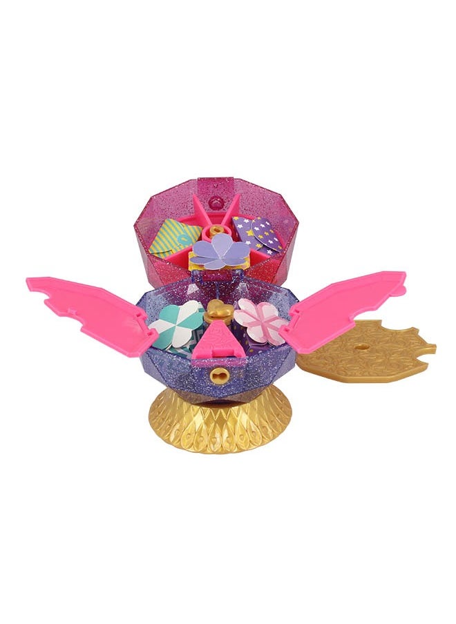 Funlockets Secret Crystal Jewellery box, 20+ surprises  including 3 metal charms,1 crystal charm & 1 bracelet, Unlock the cage to free your crystal animal charm! Gift toys for 5+ years, Best Creative toys for Girls  - Image 5