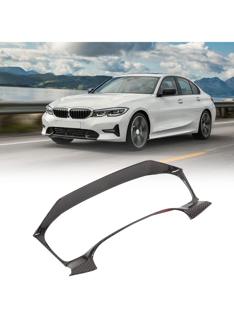 GGOOT Center Console Dash Trim for 3 Series, Car Center Console Dashboard Display Frame Carbon Fiber Style Decoration Replacement - Image 3
