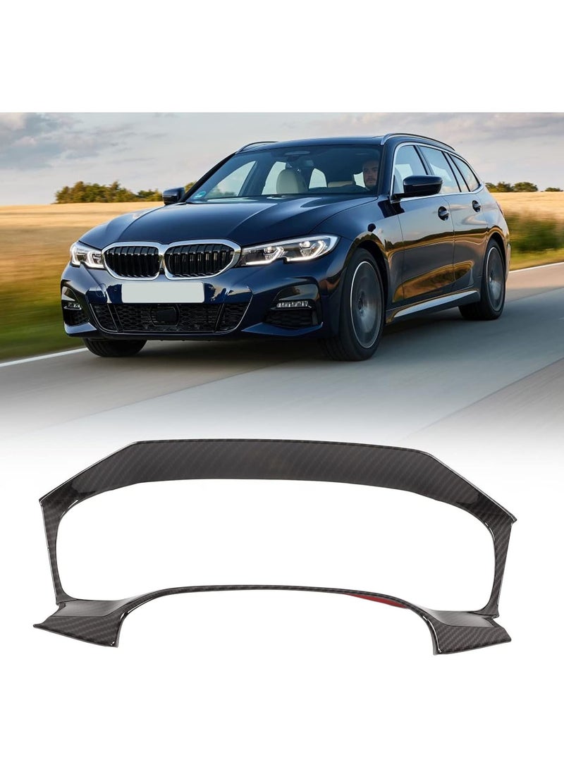GGOOT Center Console Dash Trim for 3 Series, Car Center Console Dashboard Display Frame Carbon Fiber Style Decoration Replacement - Image 4