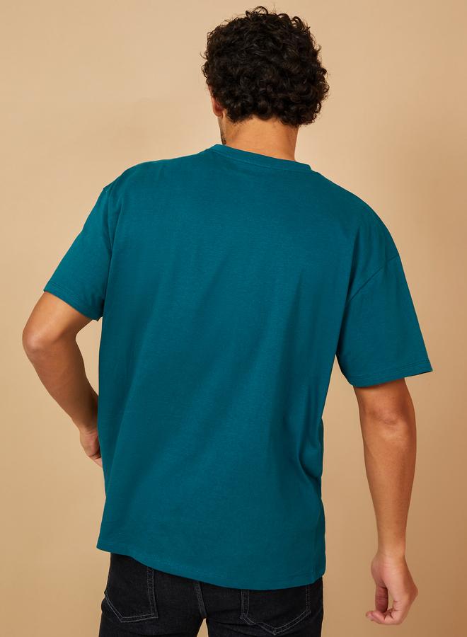 ستايلي تيشيرت واسع بطبعة جرافيك - Image 4