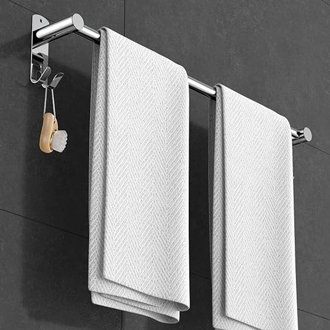 STAINLESS STEEL HOOK TOWEL RACK FOR BATHROOM/TOWEL STAND/HANGER/BATHROOM ACCESSORIES(24 INCH 5 YEAR WARRANTY)