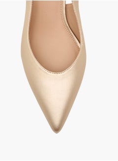 Flora Bella By Shoexpress Women Bow Accent Slingback Shoes with Flared Heels Ramadan Collection  - Image 4