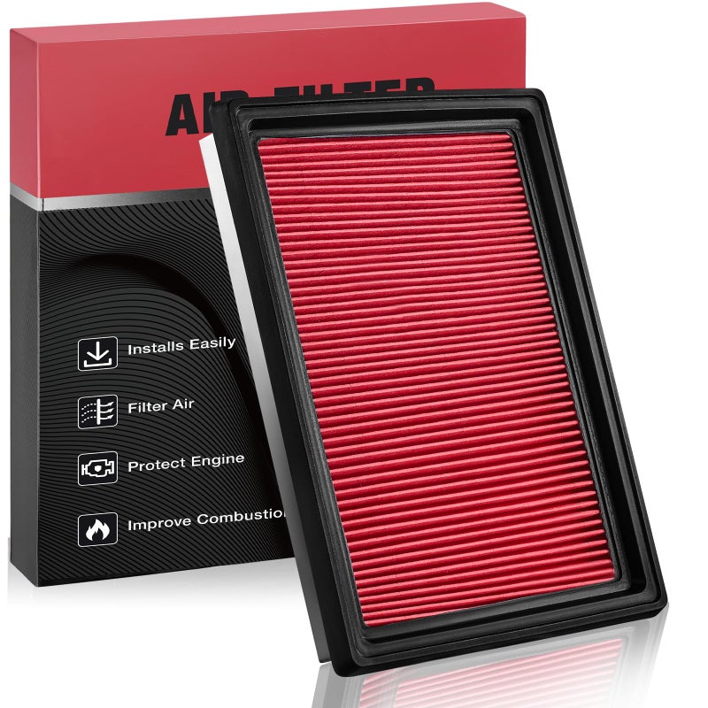 BDFHYK CA6900 Engine Air Filter Compatible with Nissan Rogue Sentra 300ZX Juke Tiida Compatible with Infinit FX35 FX37 FX50 M56 Q50 Q60 Q70 Q70L QX70 Replace 1654617B00