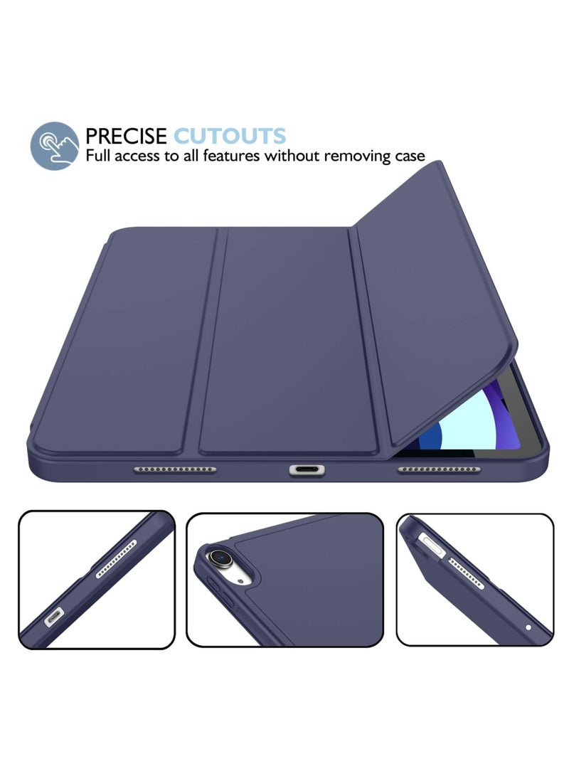 iPad Air 11 Inch Case 2024\2025 (6th Generation), iPad Air 5th Generation Case 2022/4th Generation Case 2020 10.9 Inch with Pencil Holder, Trifold Stand Smart Case (Blue) - Image 5