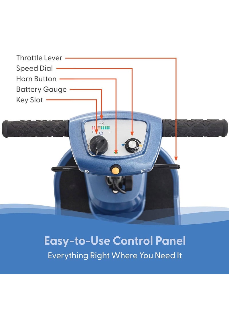Cool Baby - 17kg Portable Lightweight 4 Wheel Electric Mobility Scooter, Foldable Lightweight Mobility Scooter for Disabled Elderly - Image 1