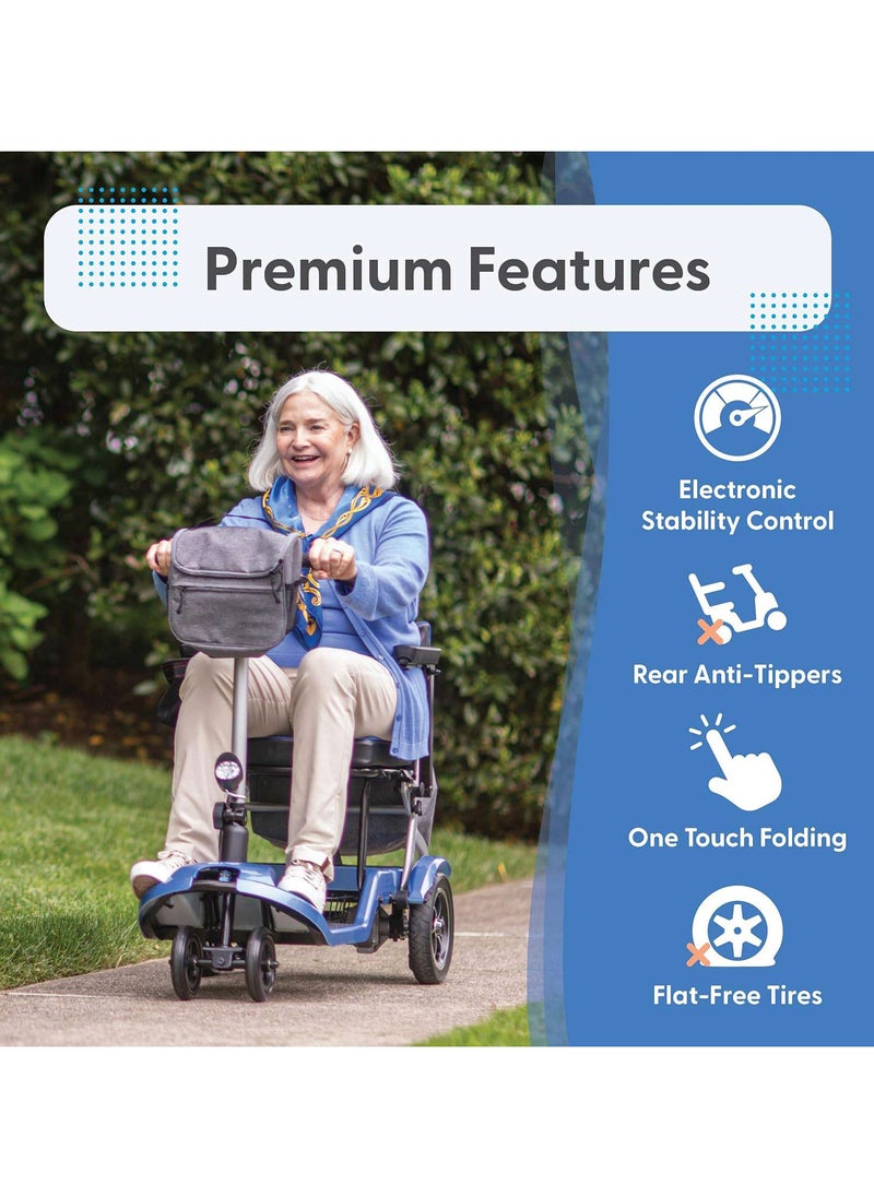 Cool Baby - 17kg Portable Lightweight 4 Wheel Electric Mobility Scooter, Foldable Lightweight Mobility Scooter for Disabled Elderly - Image 1