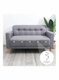Y&D 50 Pcs Clear Heads Twist Pins Bedskirt Upholstery for Upholstery, Slipcovers and Bedskirts, Push Holds Firmly in Place Without Damage  - Image 2