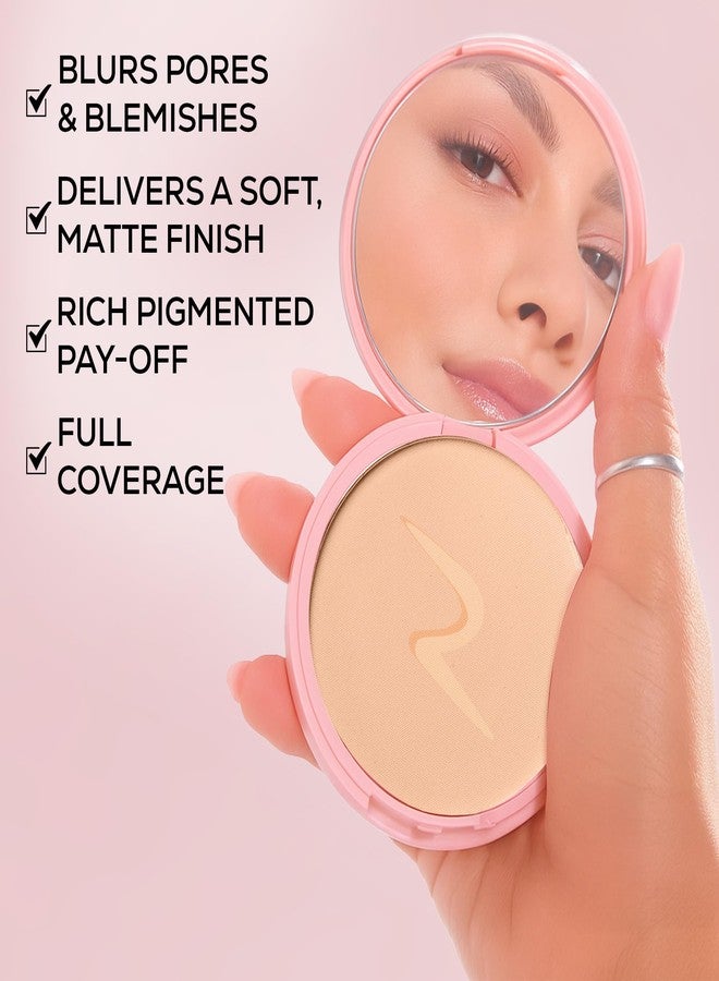 RENEE Bollywood Filter Blurring Compact - Beige Blur | Pore Minimising, Matte Finish, Full Coverage, Rich Pay-off | Blurs Pores & Blemishes | 9g - Image 3