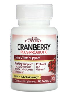 21st CENTURY Cranberry Plus Probiotic, 60 Tablets  - Image 3