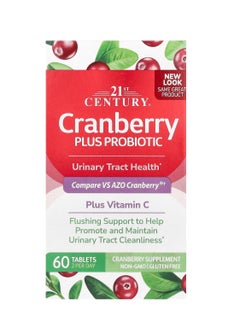 21st CENTURY Cranberry Plus Probiotic, 60 Tablets  - Image 4
