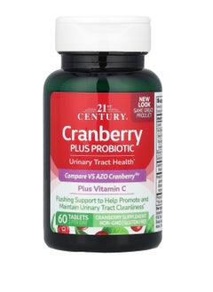 21st CENTURY Cranberry Plus Probiotic, 60 Tablets  - Image 5