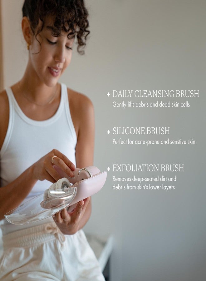Vanity Planet Facial Cleansing Brush Replacement Heads, Raedia 2.0-3 Interchangeable Replacement Brush Heads - Lightweight & Water Resistant Face Exfoliator Cleansing Brush for Glowing Skin - Image 4