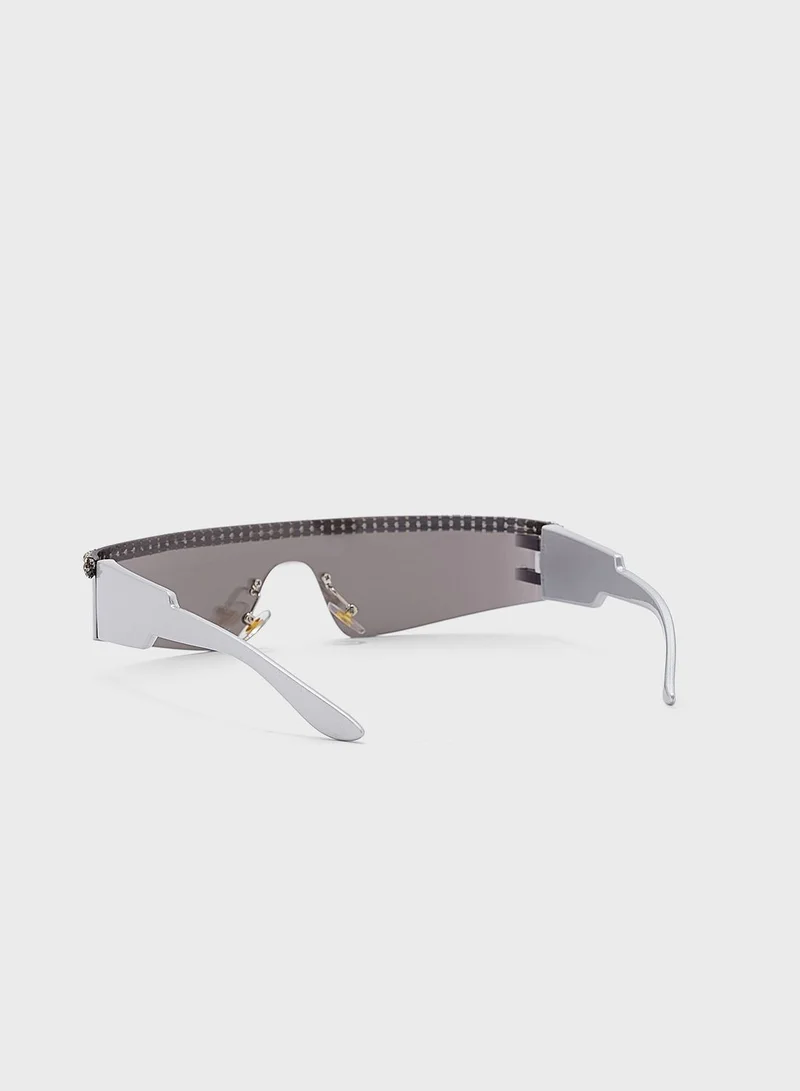 ELLA Jeweled Racer Sunglasses