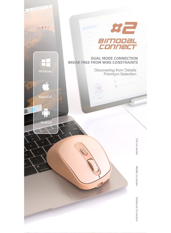 Free wolf Freewolf X7 Wireless Bluetooth Dual-Mode Mouse - Image 4