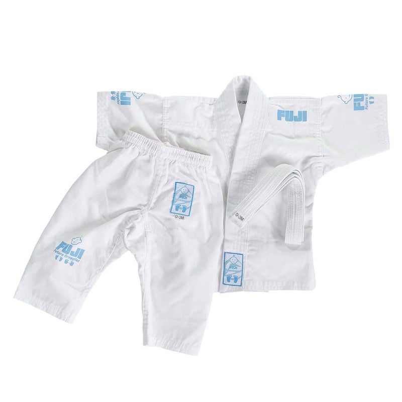 FUJI â€“ Jiu-Jitsu Baby Gi, BJJ Uniform for Babies, Blue and White Baby Gi - Image 1