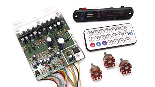 Electronicspices Electronic Spices Combo 0f 4440 IC DIY Audio Boards 40 + 40W Amplifier With Bluetooth FM with Remote and volume Bass Treble pot - Image 3