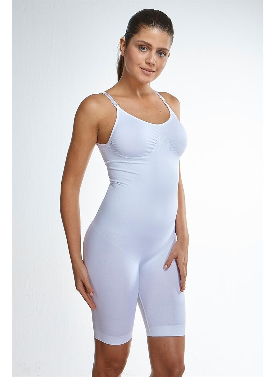 Layza Form 15009 Rope Strap 1 Size Reducer Non-Trace Legs Full Length Bra Corset 
