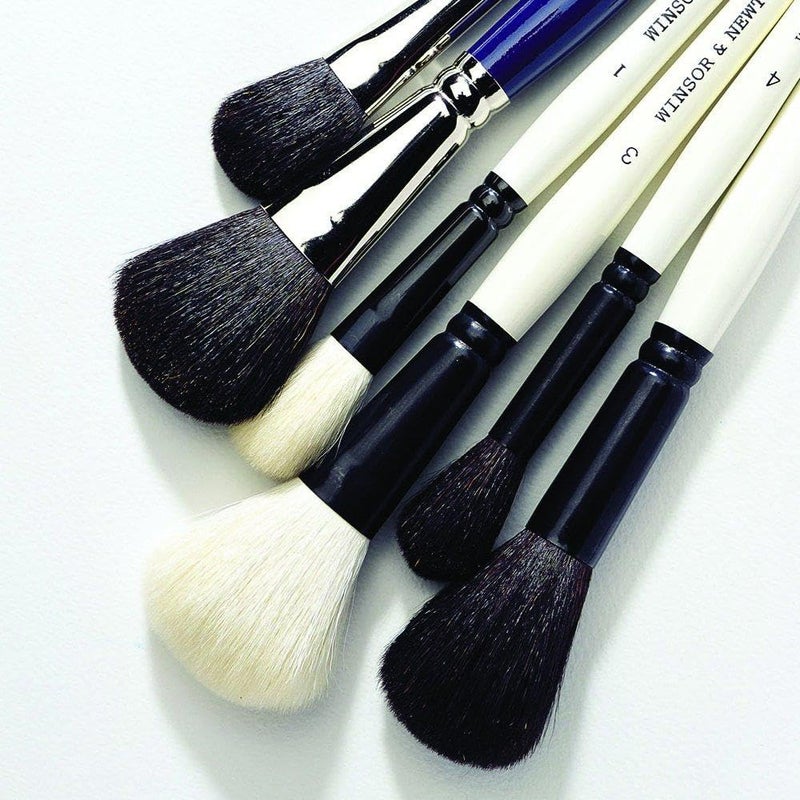 Winsor Newton Winsor & Newton 5224001 Series 240 Goat Hair Short Handle Brush-Wash #1, 1 - Image 4