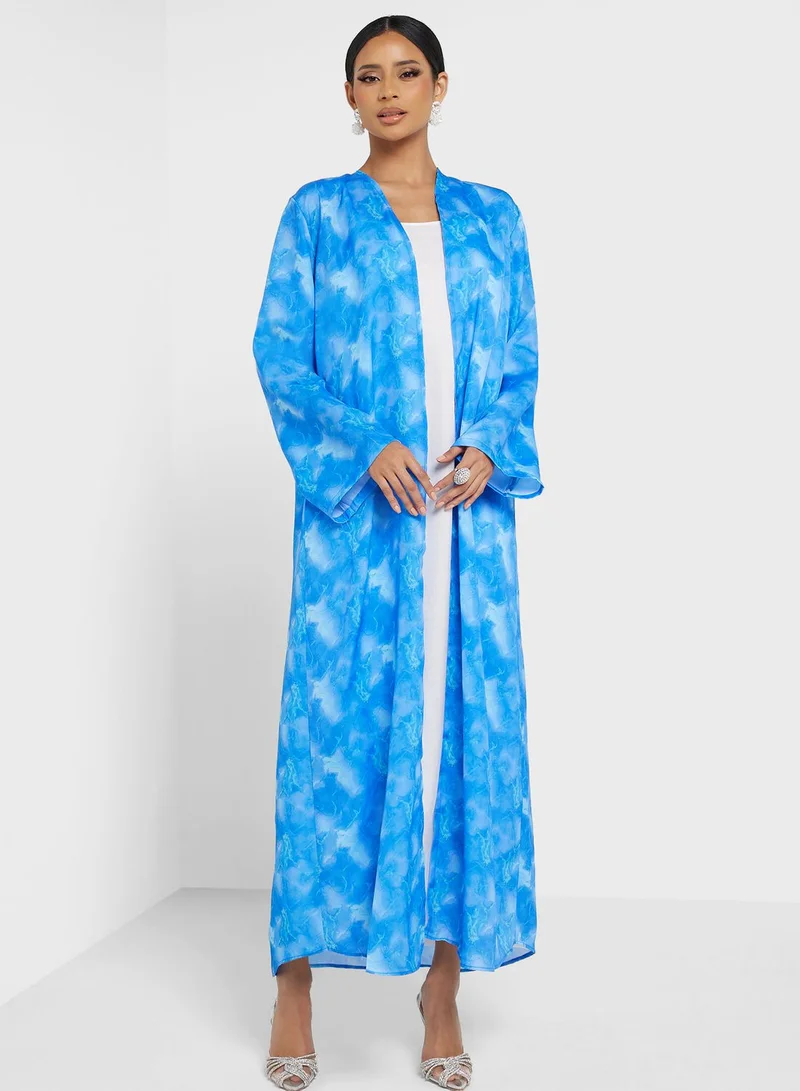 Khizana Printed Abaya