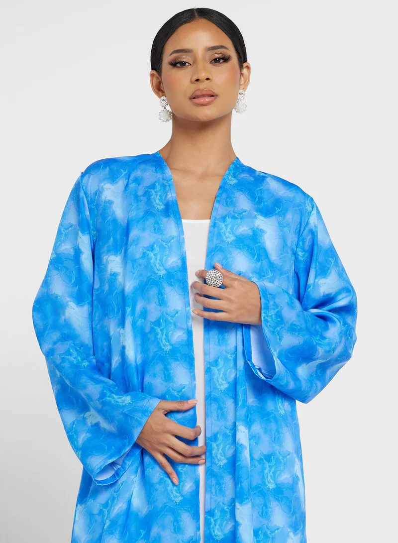 Khizana Printed Abaya