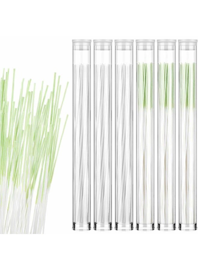 Maitys 360 Pieces Ear Hole Floss Earrings Hole Cleaner Disposable Piercing Aftercare Cleaner Earrings Piercing Cleaning Line Ear Piercing Care Cleaning Tool for Women Men (White, Green) - Image 1
