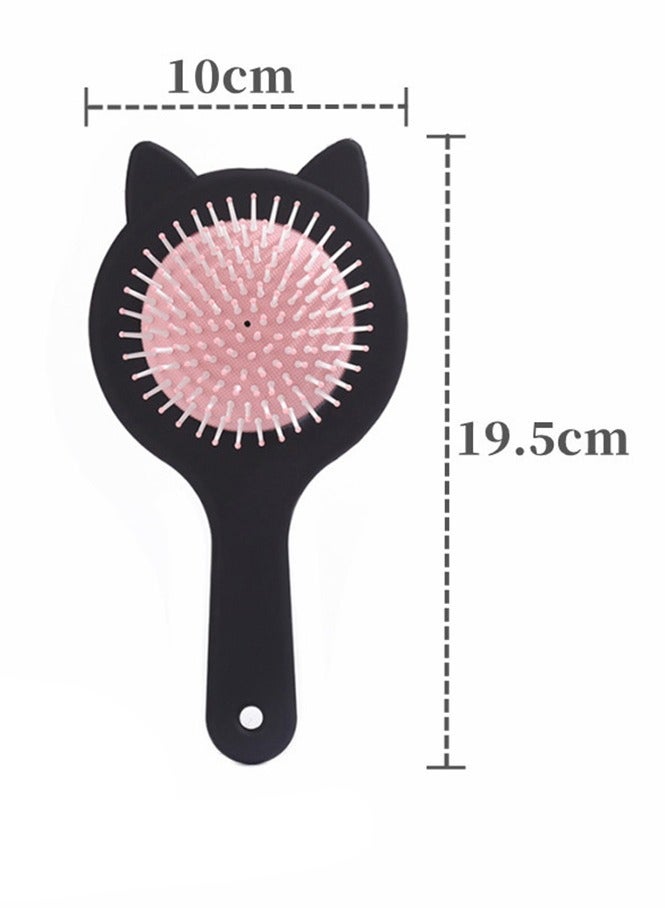 Detangling Brush,Wet & Dry Tangle-Free Hair Brush for Women & Men - No Tangle Soft & Flexible Bristles for Straight,Curly, & Thick Hair (1Pc) - Image 4