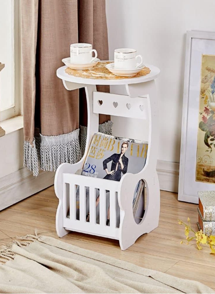 تي بي جي بي طاولة جانبية بجانب السرير مصممة بطبقتين - Image 3