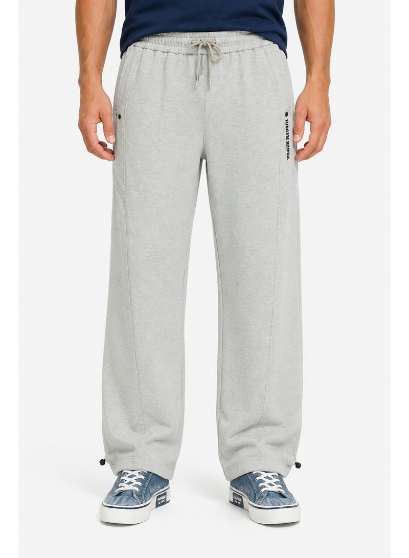 WHITE RABBIT Men’s Casual Wide Leg Jogger Pants – Adjustable Drawstring - Image 1