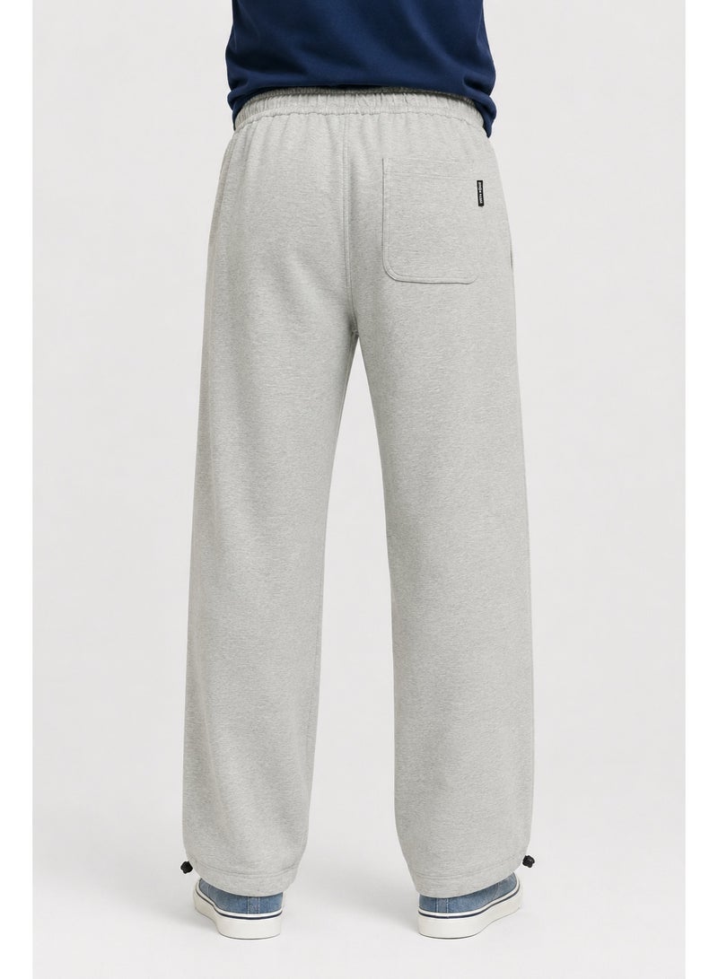 WHITE RABBIT Men’s Casual Wide Leg Jogger Pants – Adjustable Drawstring - Image 2