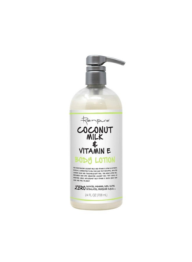 Renpure Originals Coconut Milk & Vitamin E Body Lotion, 24 Ounce - Image 1