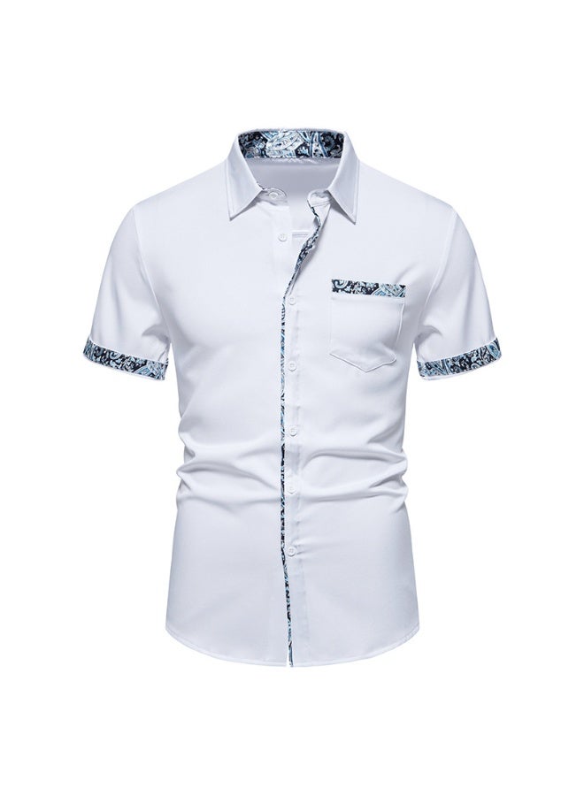 KUYING Casual Slim Fit Formal Shirt