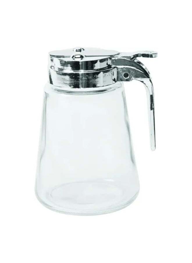 Anchor Hocking A/H 7.9 Oz/230Ml Syrup Pitcher W/Metal Lid -97287  - Image 1