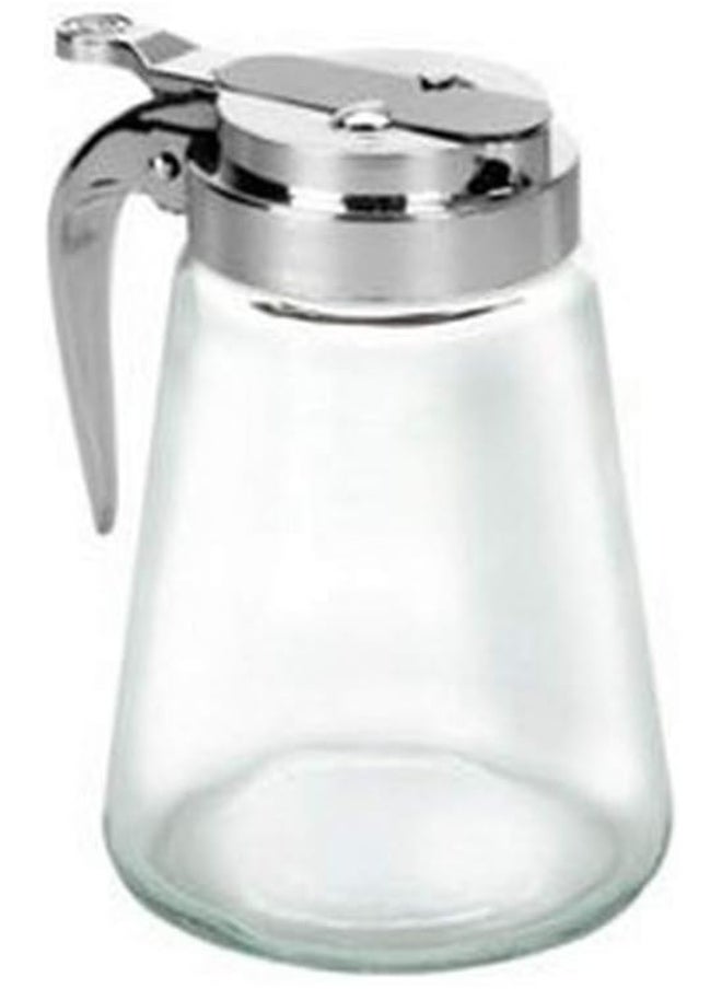 Anchor Hocking A/H 7.9 Oz/230Ml Syrup Pitcher W/Metal Lid -97287  - Image 2