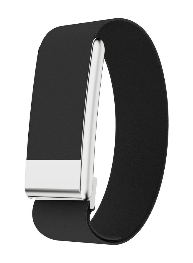 Soft and Comfortable Nylon Wrist/BicepBand, HydroKnit Wrist/BicepBand Replacement Band For WHOOP 5.0 One Peak Heart Rate Monitor. (Black, 25mm) - Image 1