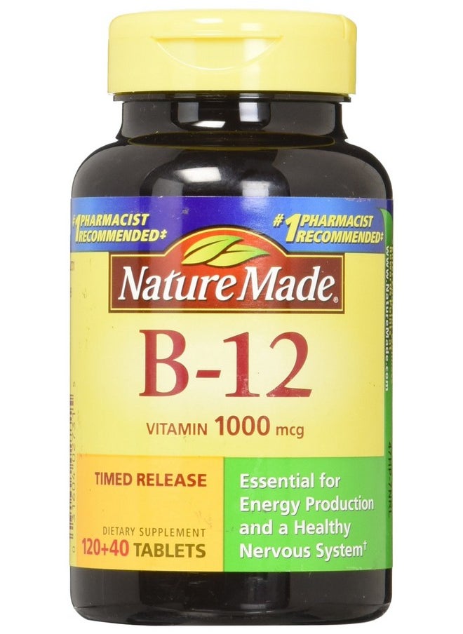 Nature Made Vitamin B12 1000 Mcg Timed Release Tablets 160 Ea Pack Of 3  - Image 2