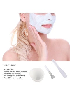 ZJchao Face Mask Mixing Bowl Set 3Pcs Diy Mask Tool Set Mask Bowl Mask Brush Spatula Set Silicone Facial Mask Mixing Tool Kits Skin Mask Applicator For Women Man Facemask Mixing  - Image 5