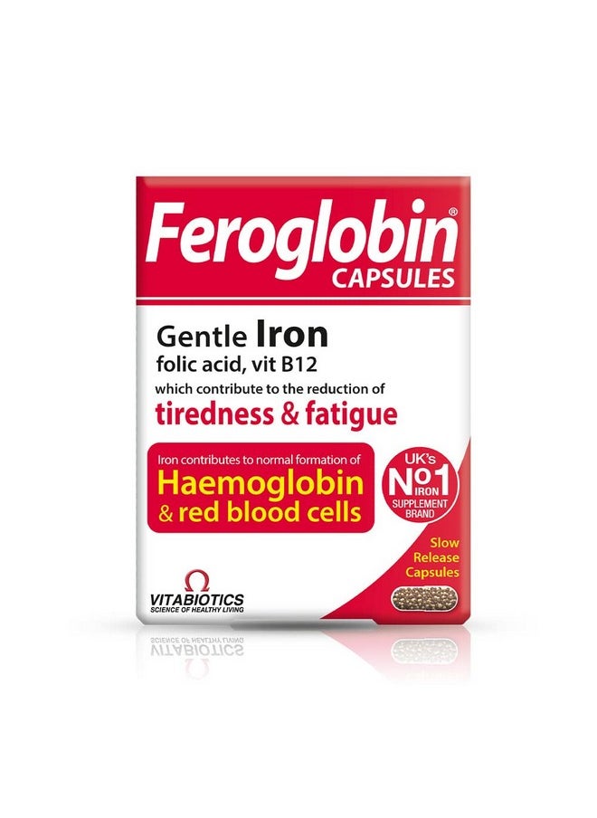 Feroglobin - Vitabiotics Organic Vitamin And Mineral Capsules 30 Capsules - Image 1
