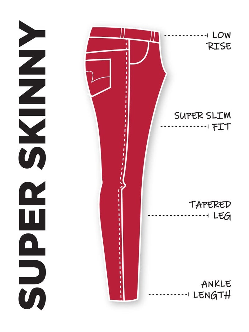 Spykar Men's Super Skinny Fit Low-Rise Casual Jeans - Image 2