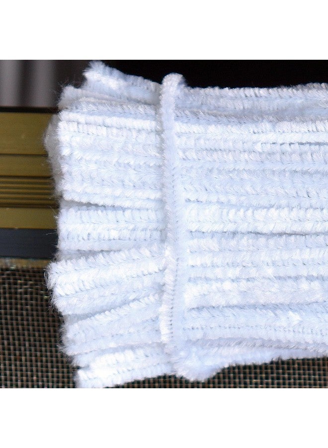 GOTOONE White Pipe Cleaners 100 Pieces Chenille Stems For Diy Art Decorations Creative Craft (6 Mm X 12 Inch) - Image 2