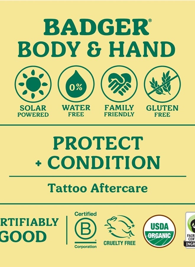 Badger Tattoo Balm, Natural Tattoo Aftercare Salve, Tattooing Cream that Heals and Protects w/Coconut and Tamanu Oil, Organic Tattoo Butter 2oz Tin - Image 4