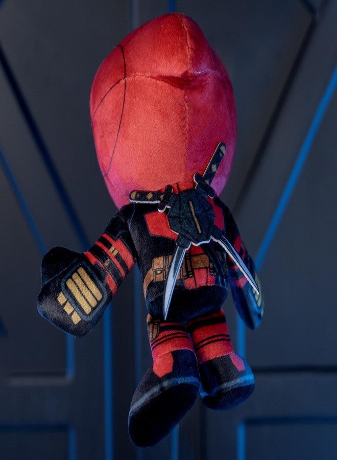 Bleacher Creatures Marvel Deadpool 8" Kuricha Sitting Plush - Soft Chibi Inspired Toy - Image 2