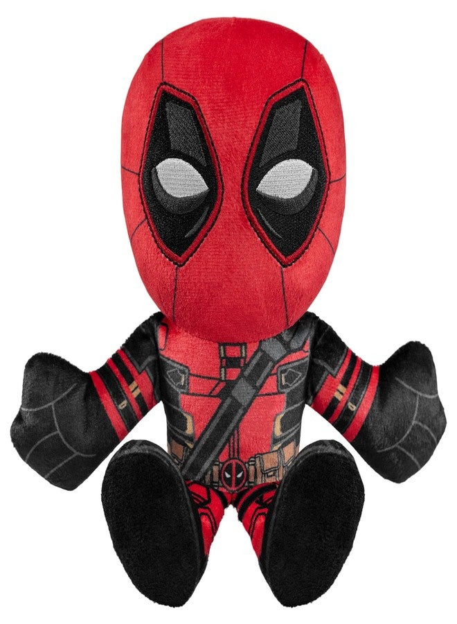 Bleacher Creatures Marvel Deadpool 8" Kuricha Sitting Plush - Soft Chibi Inspired Toy - Image 1